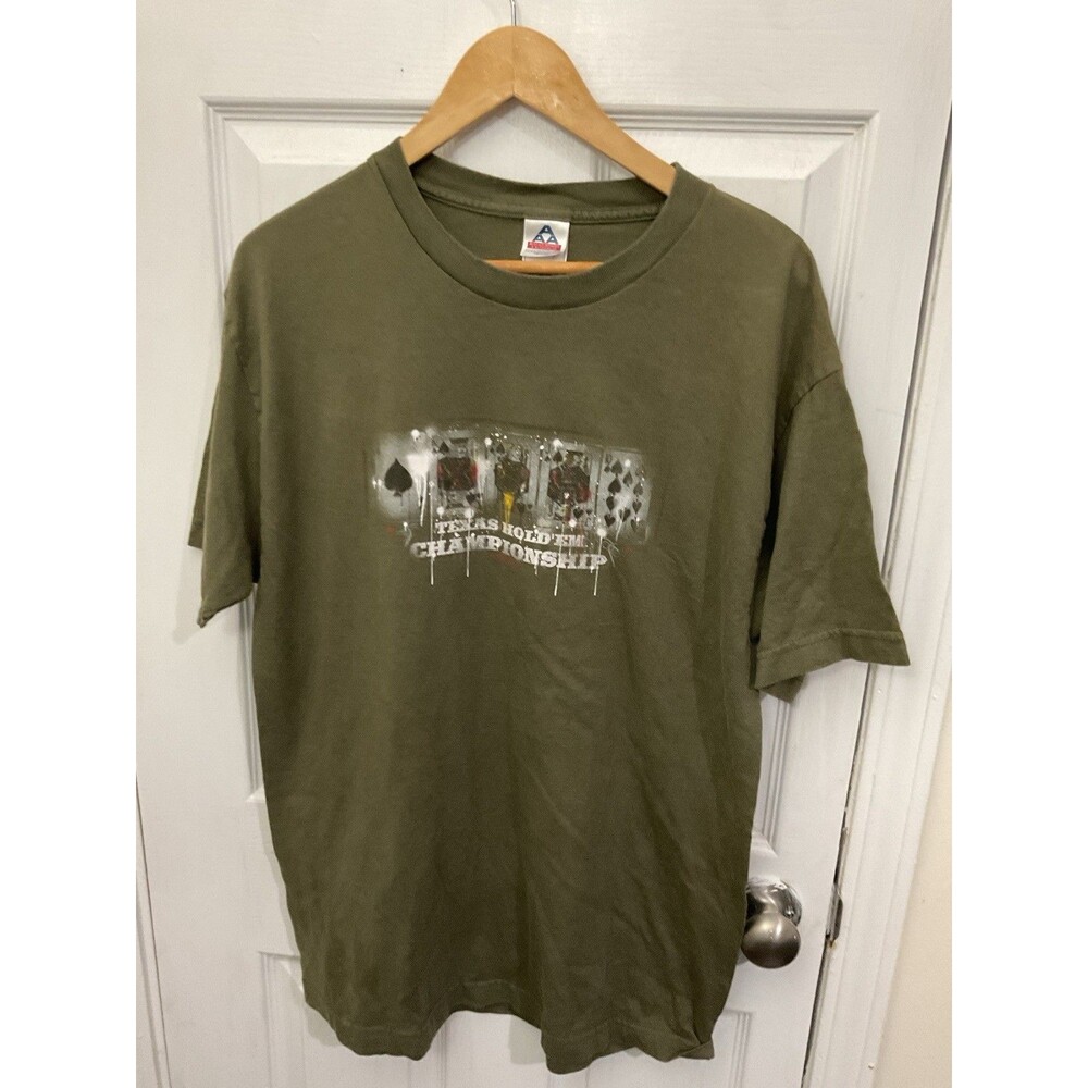 Vintage Al style Texas Hold’em Championship Large Tee